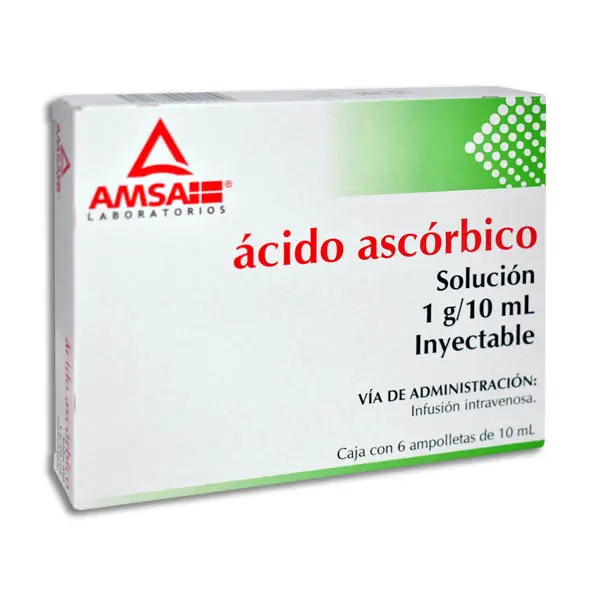 [7501349022119] ACIDO ASCORBICO AMSA Ampolletas - c/6