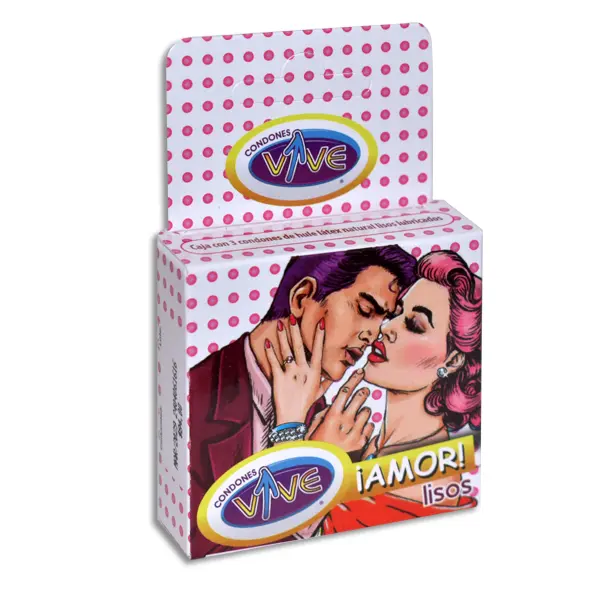 PRESERVATIVO VIVE AMOR Cartera - c/3