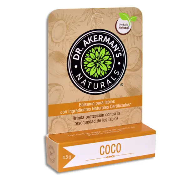 [7502253600905] DR. AKERMAN´S COCO BALSAMO LABIAL Blister - 4.5 g