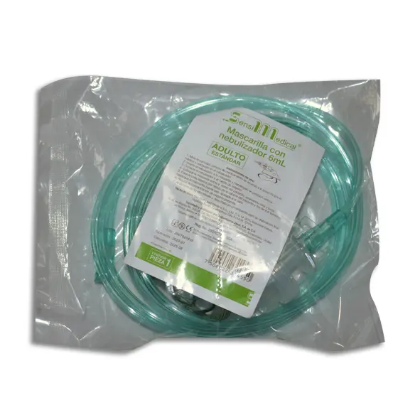 MASCARILLA CON NEBULIZADOR ADULTO SENSIMEDICAL Pieza - c/1