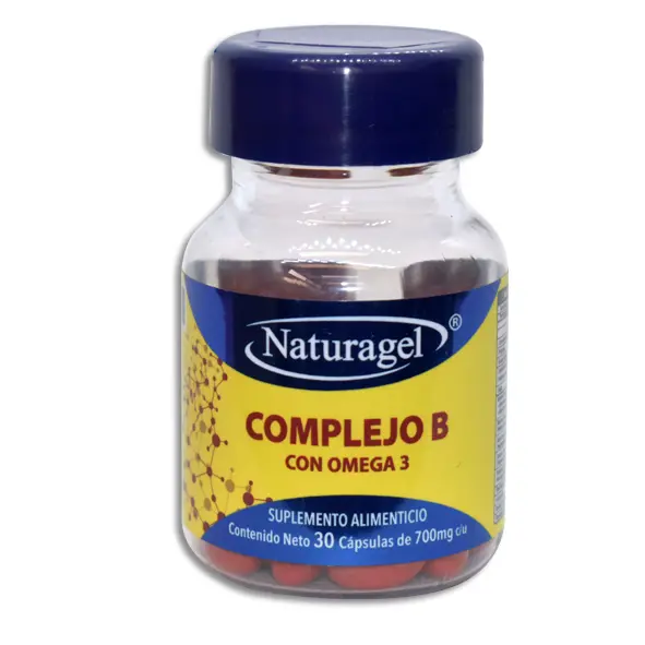 [7503036782023] COMPLEJO B CON OMEGA 3 NATURAGEL Capsulas - c/30