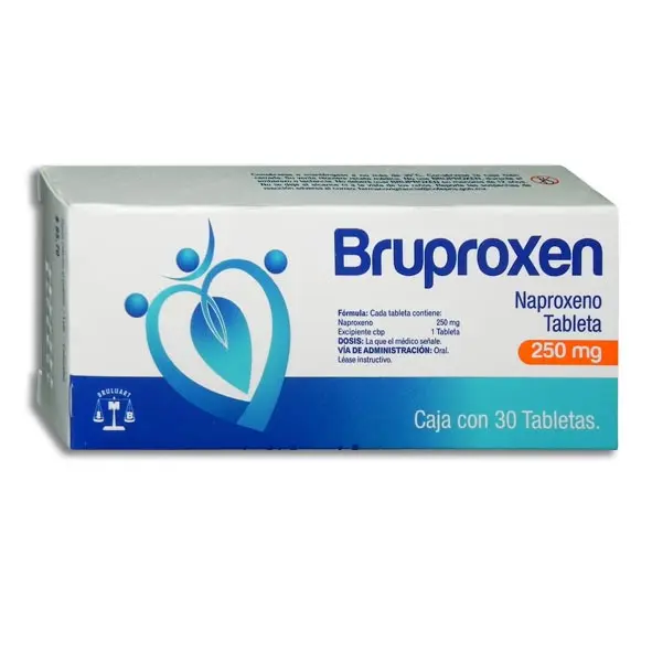 BRUPROXEN 250MG **CADUCIDAD  ENERO 2026** Tabletas - c/30