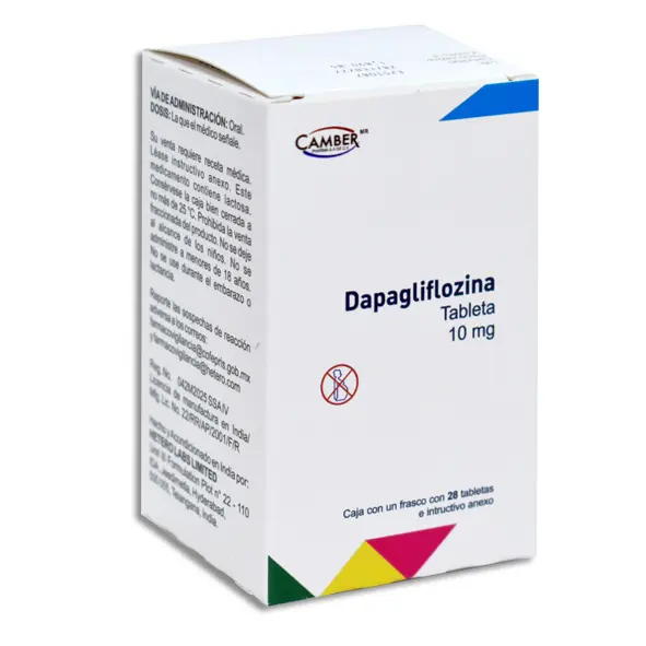 DAPAGLIFLOZINA 10MG CAMBER Tabletas - c/28