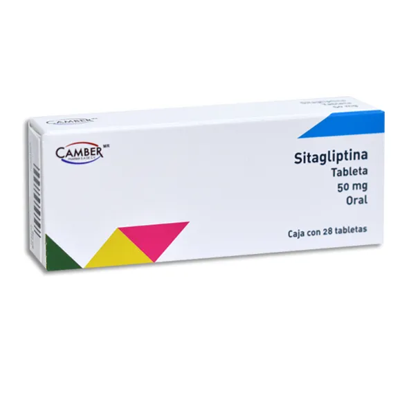 [7506442703897] SITAGLIPTINA 50MG CAMBER  Tabletas - c/28