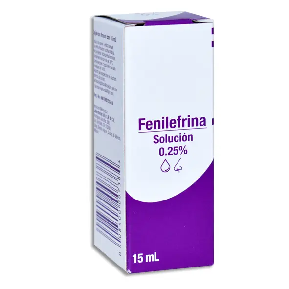 FENILEFRINA 0.25% GRIN Solucion Nasal - 15 ml