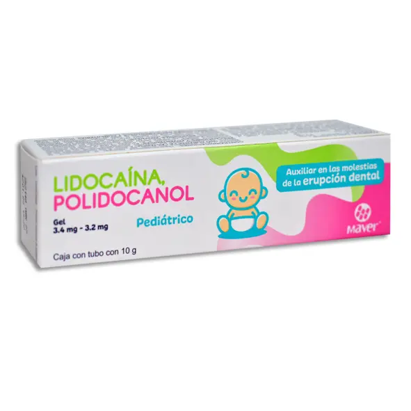 [7502009749735] LIDOCAINA, POLIDOCANOL MAVER Gel - 10 g