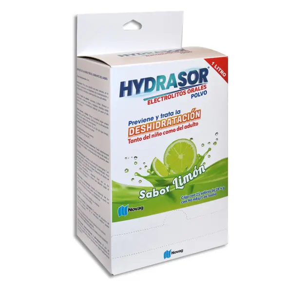 [7501075727395] HYDRASOR LIMON ELECTROLITOS Polvo en Sobres - c/25