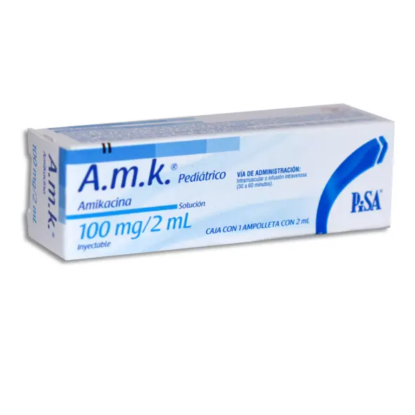AMK 100MG Solucion Inyectable - c/1