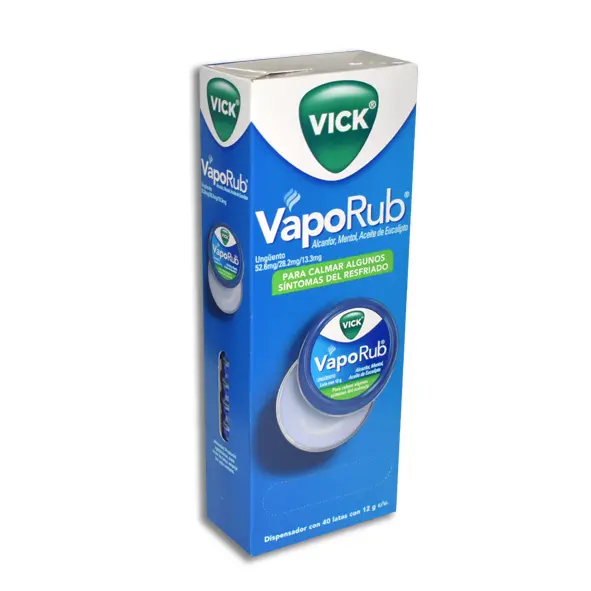 [7501001246563] VICK VAPORUB 12GR Ungüento - c/40