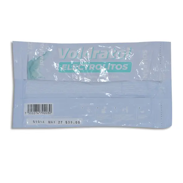 [7502274792030] VOLDRATOL NATURAL ELECTROLITOS STICK Polvo en Sobres - c/1
