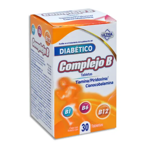 [7502216791619] COMPLEJO B DIABETICO ULTRA Tabletas - c/30