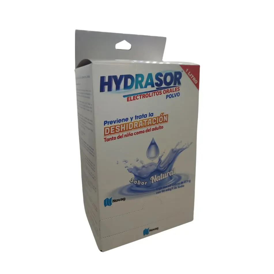 [7501075727333] HYDRASOR ELECTROLITOS Polvo en Sobres c/25 NATURAL