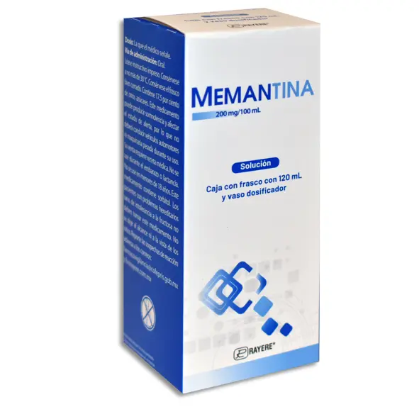 [7502003389999] MEMANTINA 200MG RAYERE Solucion - 120 ml