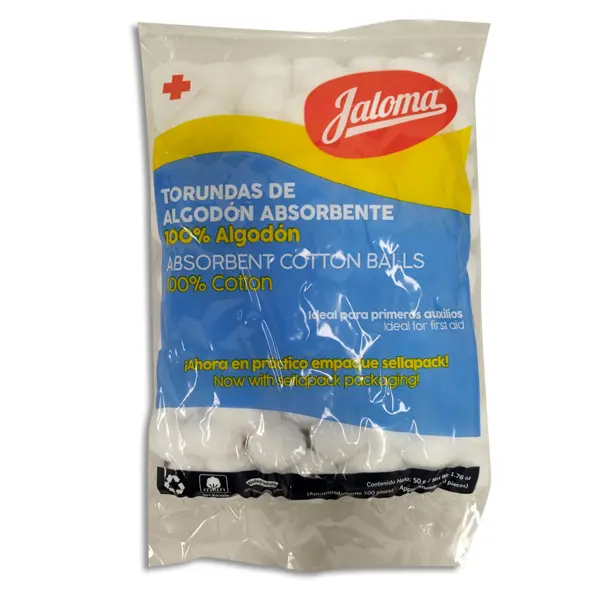 [759684076350] ALGODON TORUNDA JALOMA Bolsa - 50 g