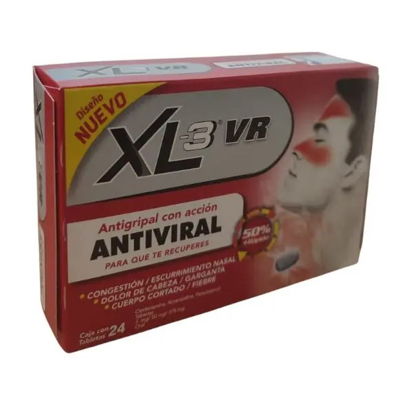 XL-3 VR Tabletas - c/24 