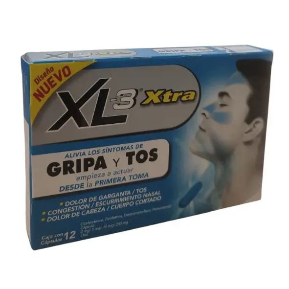 XL-3 XTRA Capsulas - c/12 