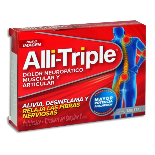 [650240053634] ALLI-TRIPLE Tabletas - c/6