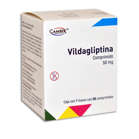 VILDAGLIPTINA CAMBER Comprimidos - c/56