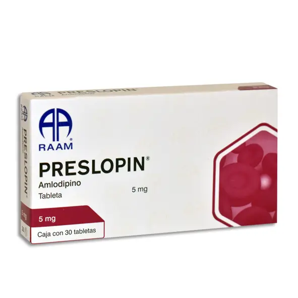 PRESLOPIN 5MG Tabletas - c/30 