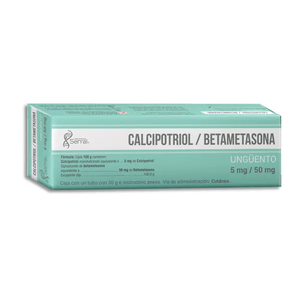 [7501258216180] CALCIPOTRIOL / BETAMETASONA SERRAL Ungüento - 30 g