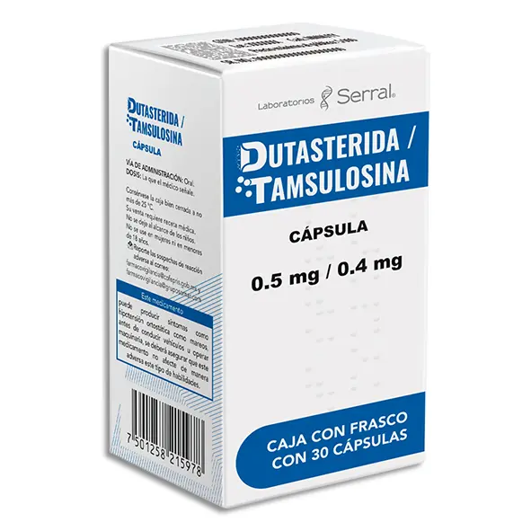 [7501258215978] DUTASTERIDA / TAMSULOSINA SERRAL Capsulas - c/30
