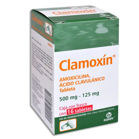 CLAMOXIN 500/125MG Tabletas - c/16