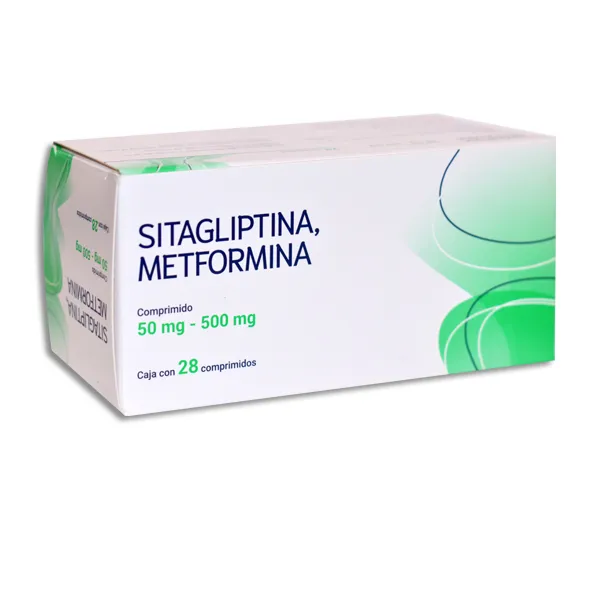 [7503045798022] SITAGLIPTINA, METFORMINA 50-500MG Comprimidos - c/28
