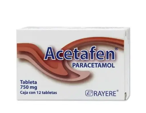[7502003380149] ACETAFEN 750 Tabletas - c/12