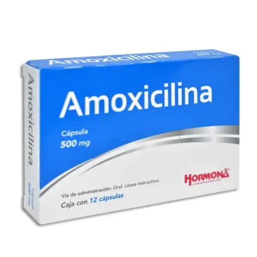 [7501385490521] AMOXICILINA HORMONA Capsulas - c/12