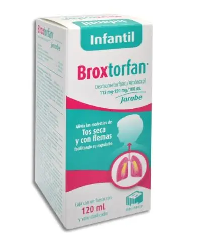 [7501573908036] BROXTORFAN INFANTIL Jarabe - 120 ml