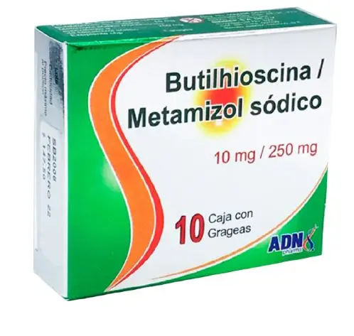 [7506449300075] BUTILHIOSCINA, METAMIZOL SODICO ADN Grageas - c/10