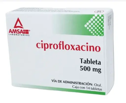 [7501349021532] CIPROFLOXACINO 500MG AMSA Tabletas - c/14