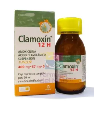 [7502009740503] CLAMOXIN 12H JUNIOR 400/57MG Suspension - 50 ml