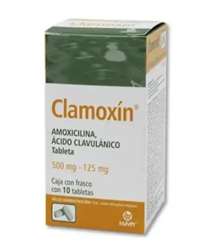 [7502009740992] CLAMOXIN 500/125MG Tabletas - c/10