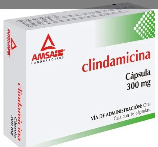 [7501349020788] CLINDAMICINA 300MG AMSA Capsulas - c/16