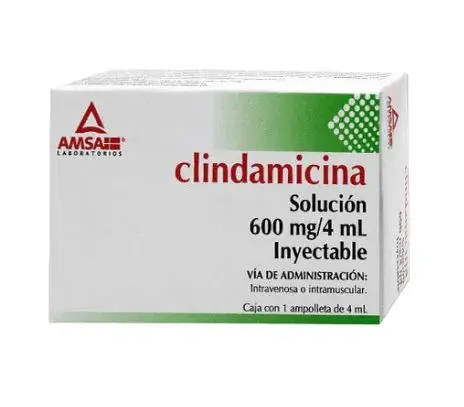 [7501349021044] CLINDAMICINA 600MG AMSA Solucion Inyectable - c/5