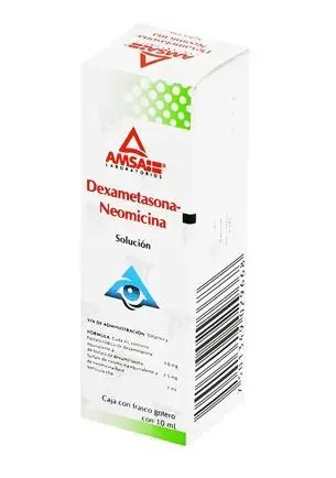 [7501349029668] DEXAMETASONA NEOMICINA AMSA Solucion Oftalmica - 10 ml