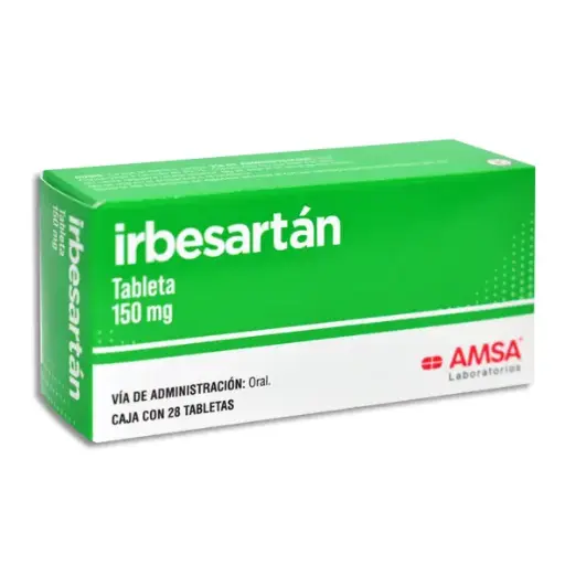 [7501349022492] IRBESARTAN 150MG AMSA Tabletas - c/28