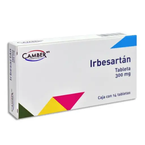 [7506442700612] IRBESARTAN 300MG CAMBER Tabletas - c/14