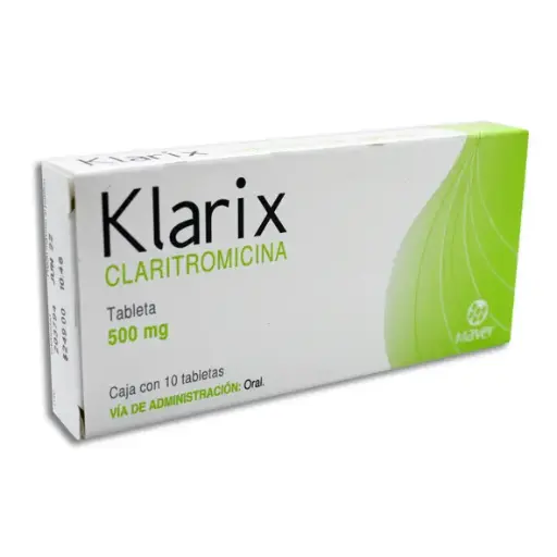 [7502009740510] KLARIX 500MG Tabletas - c/10