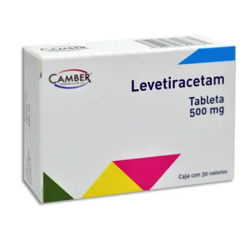 [7506442700681] LEVETIRACETAM 500MG CAMBER Tabletas - c/30