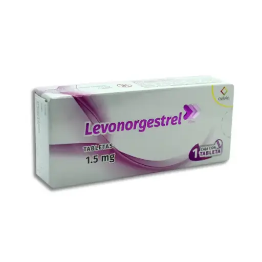 [7502216806337] LEVONORGESTREL 1.5MG AVIVIA Tabletas - c/1