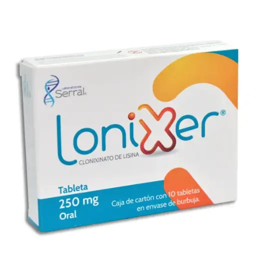 [7501258203586] LONIXER 250MG Tabletas - c/10