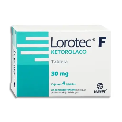 [7502009740664] LOROTEC F Tabletas - c/4