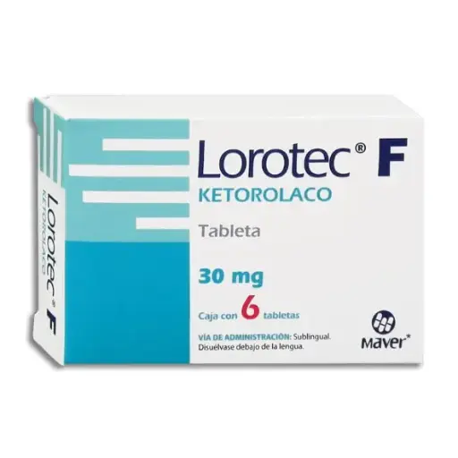 [7502009746154] LOROTEC F Tabletas - c/6