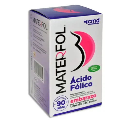 [7501590222214] MATERFOL Tabletas - c/90