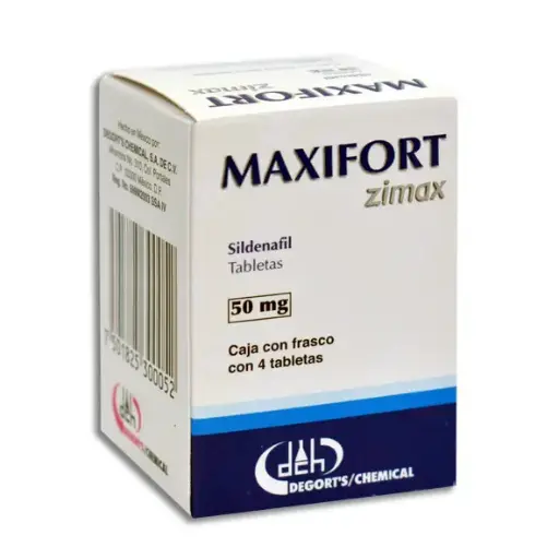 [7501825300052] MAXIFORT ZIMAX 50MG Tabletas - c/4