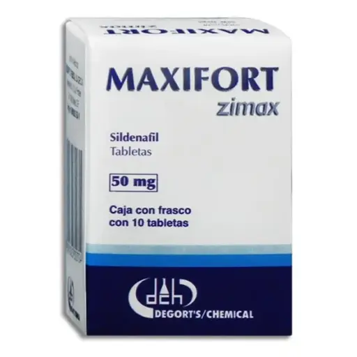 [7501825302704] MAXIFORT ZIMAX 50MG Tabletas - c/10