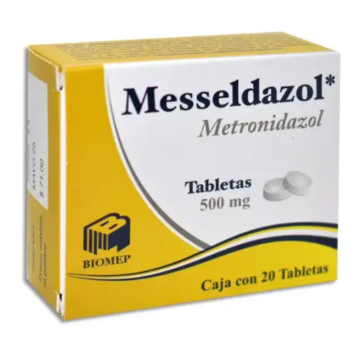 [7501573900016] MESSELDAZOL 500MG Tabletas - c/20