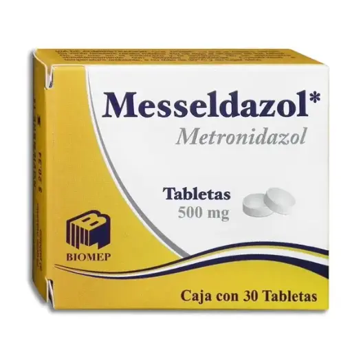 [7501573900542] MESSELDAZOL 500MG  Tabletas - c/30